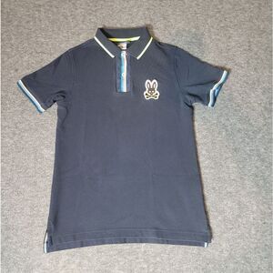 Psycho Bunny Holloway Mens  Polo Size S Blie Navy Short Sleeve Shirt